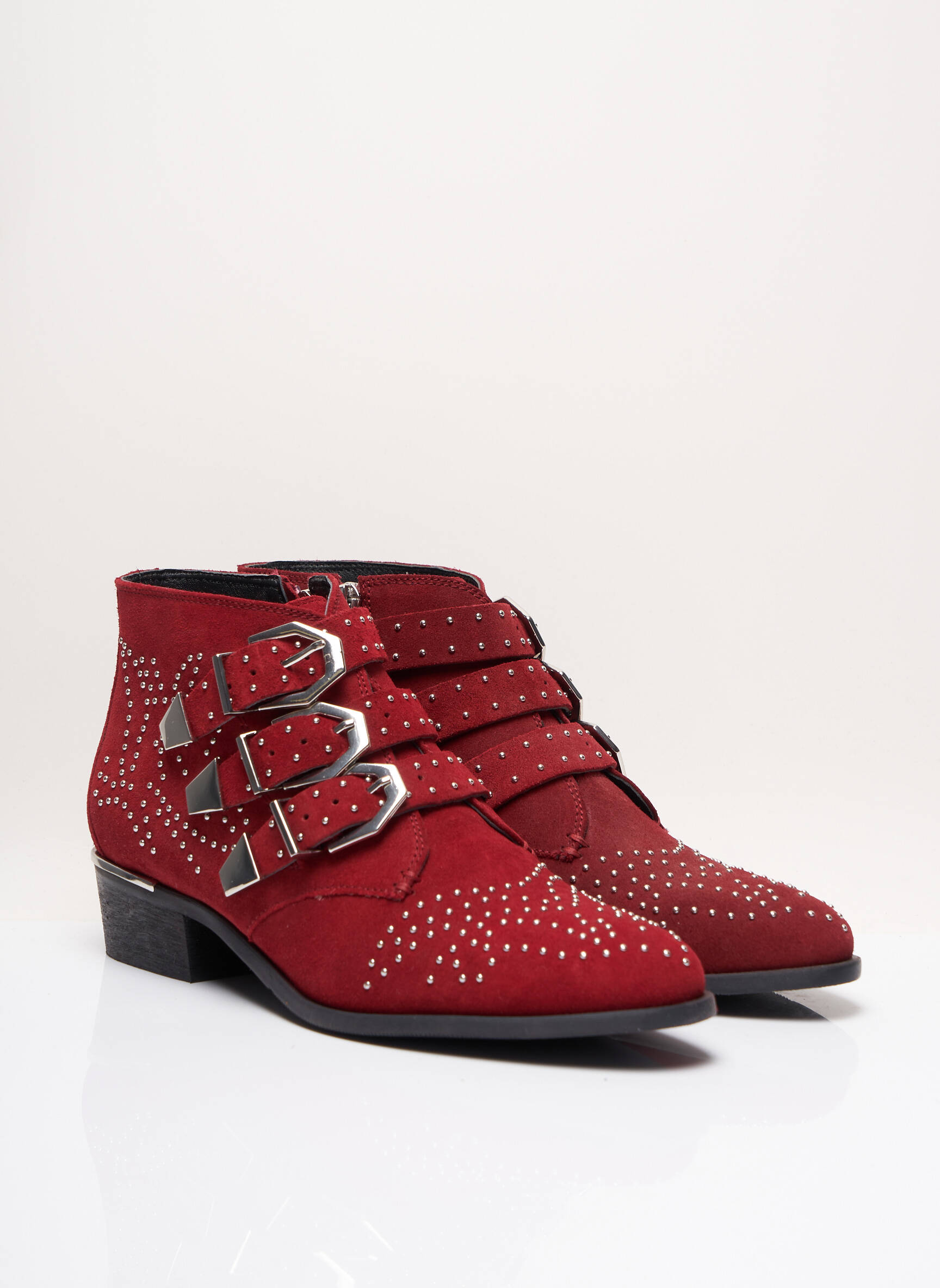 Bronx Bottines Femme couleur rouge