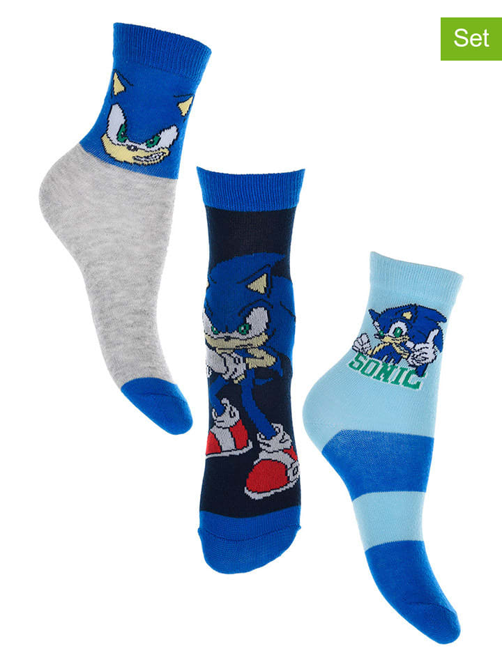 Sonic 3er-Set: Socken 