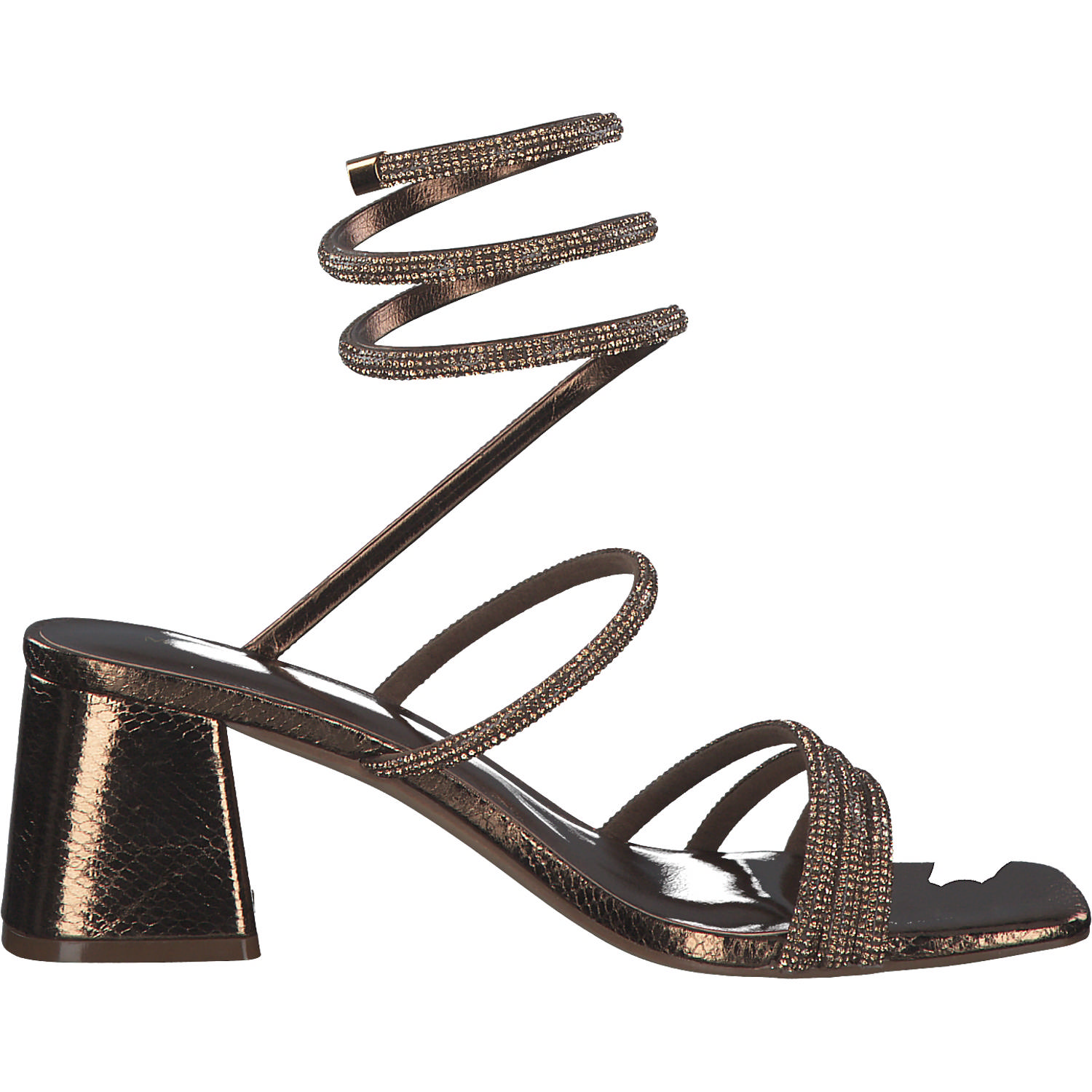 Menbur 23790, Plateau-Sandaletten, Damen, bronze