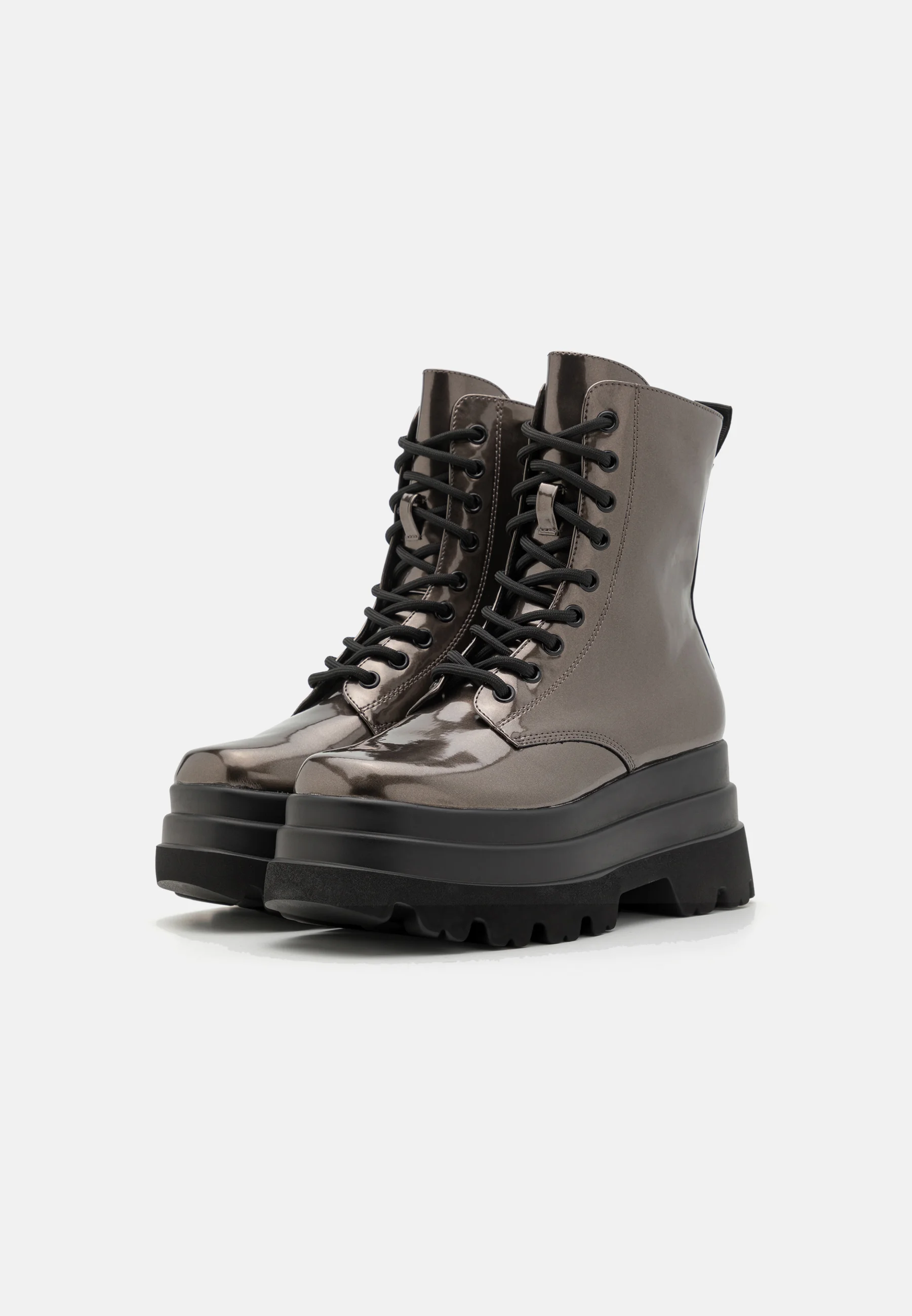 Koi Footwear DEATHWATCH TRIDENT PLATFORM BOOTS - Botines con cordones