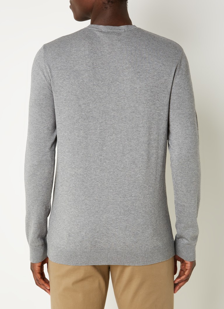Ausgewählter Homme Berg Feinstrickpullover mit Melange-Design