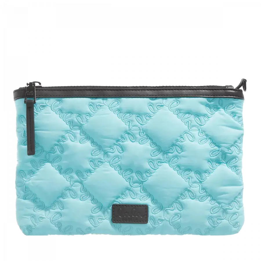 Lala Berlin - Lala Berlin Make-up Bags Nylon Light Blue - blau