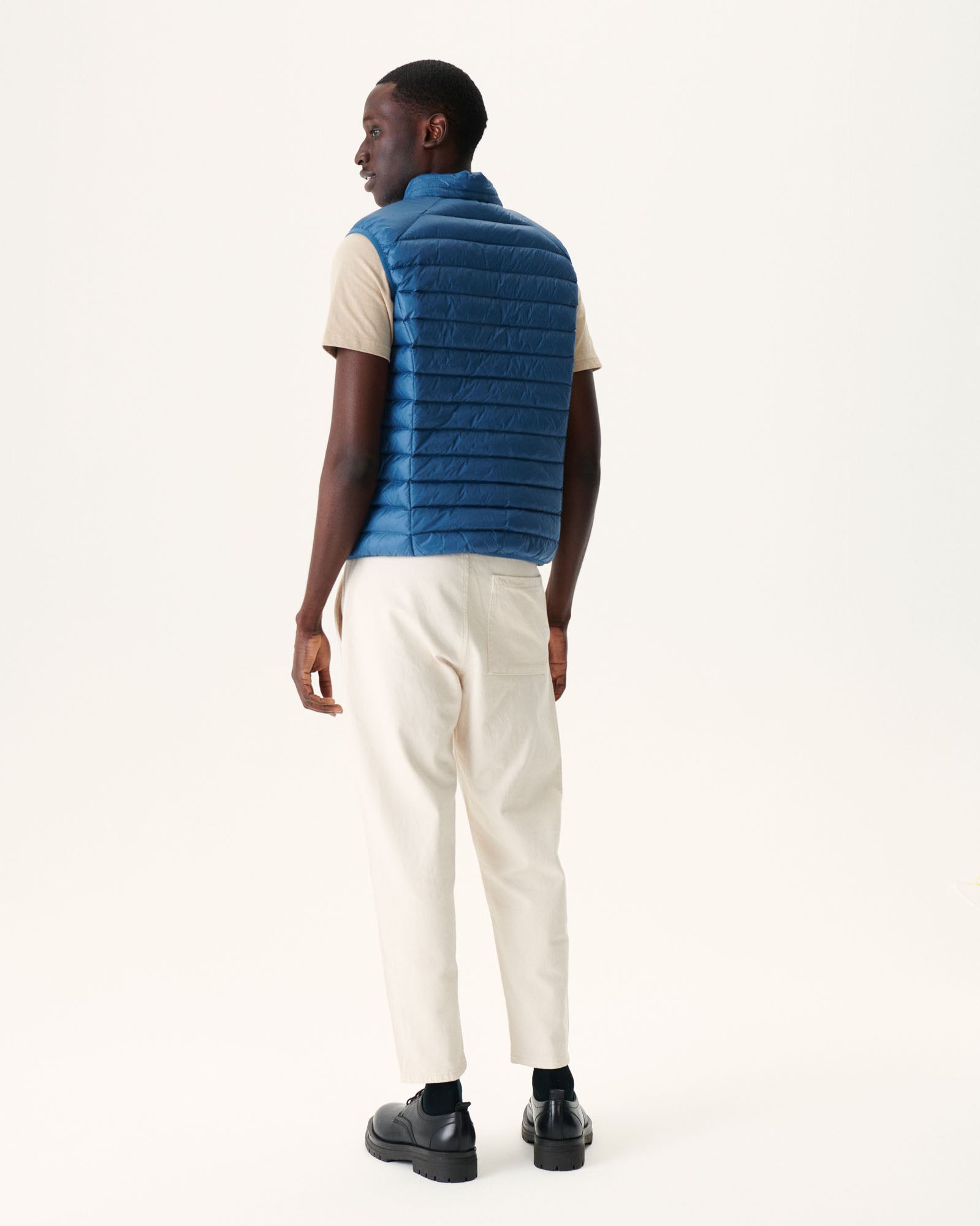 Doudoune sans manches Bleu jeans Tom