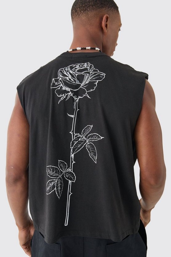 Kurzes kastiges Oversize Tanktop
