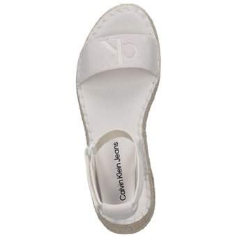 Calvin Klein Sporty Wedge Rope Sandal in weiß
