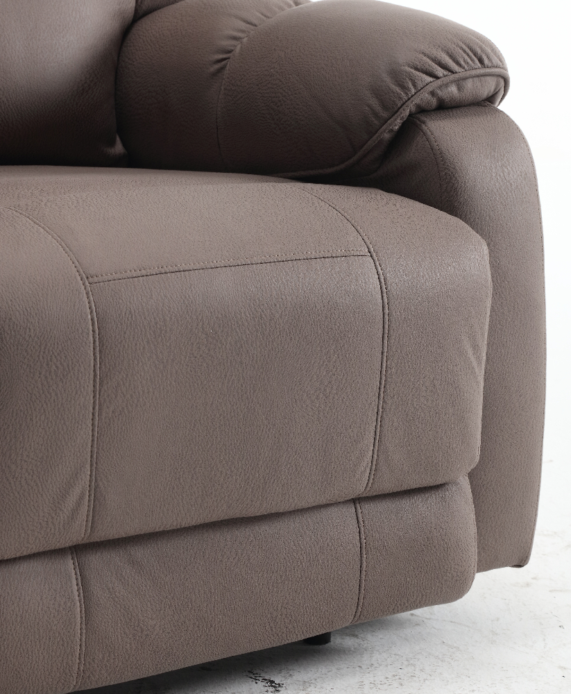 Happy Home Relaxsessel mit verstellbare Rückenlehnen & Liegefunktion, braun
