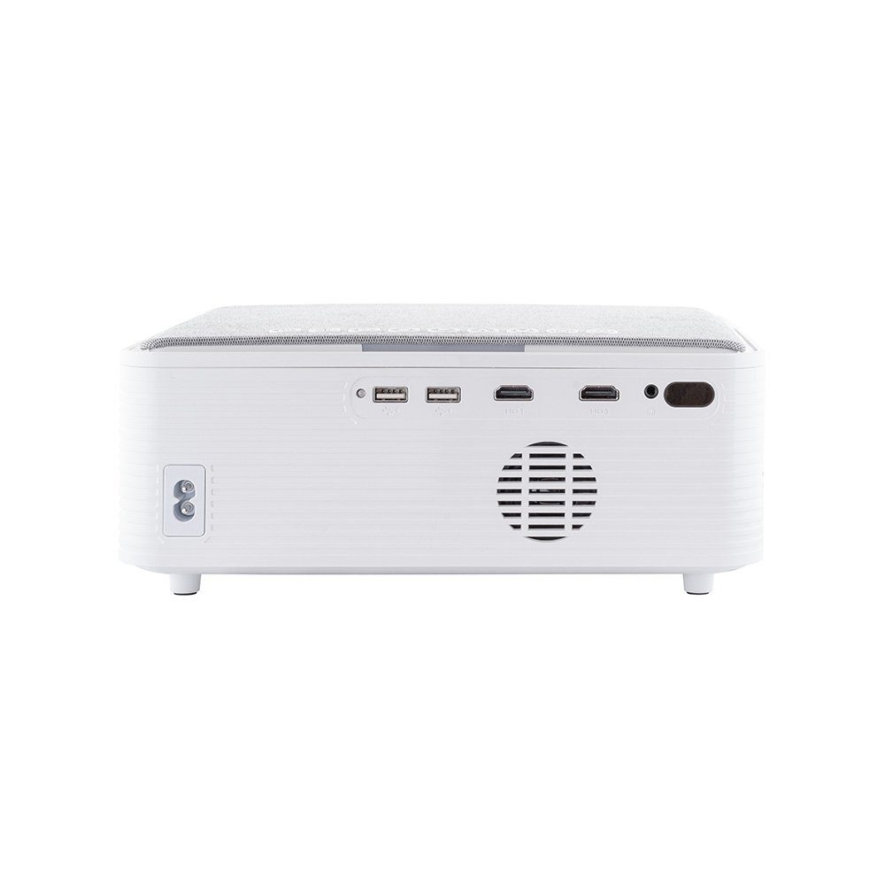 HOME DELUXE Beamer LINO Beamer (2000 lm, 20000:1, 1080 px, 4K Full HD, Bluetooth 5.0, WiFi 5G & Android V9.0, Smart Beamer)