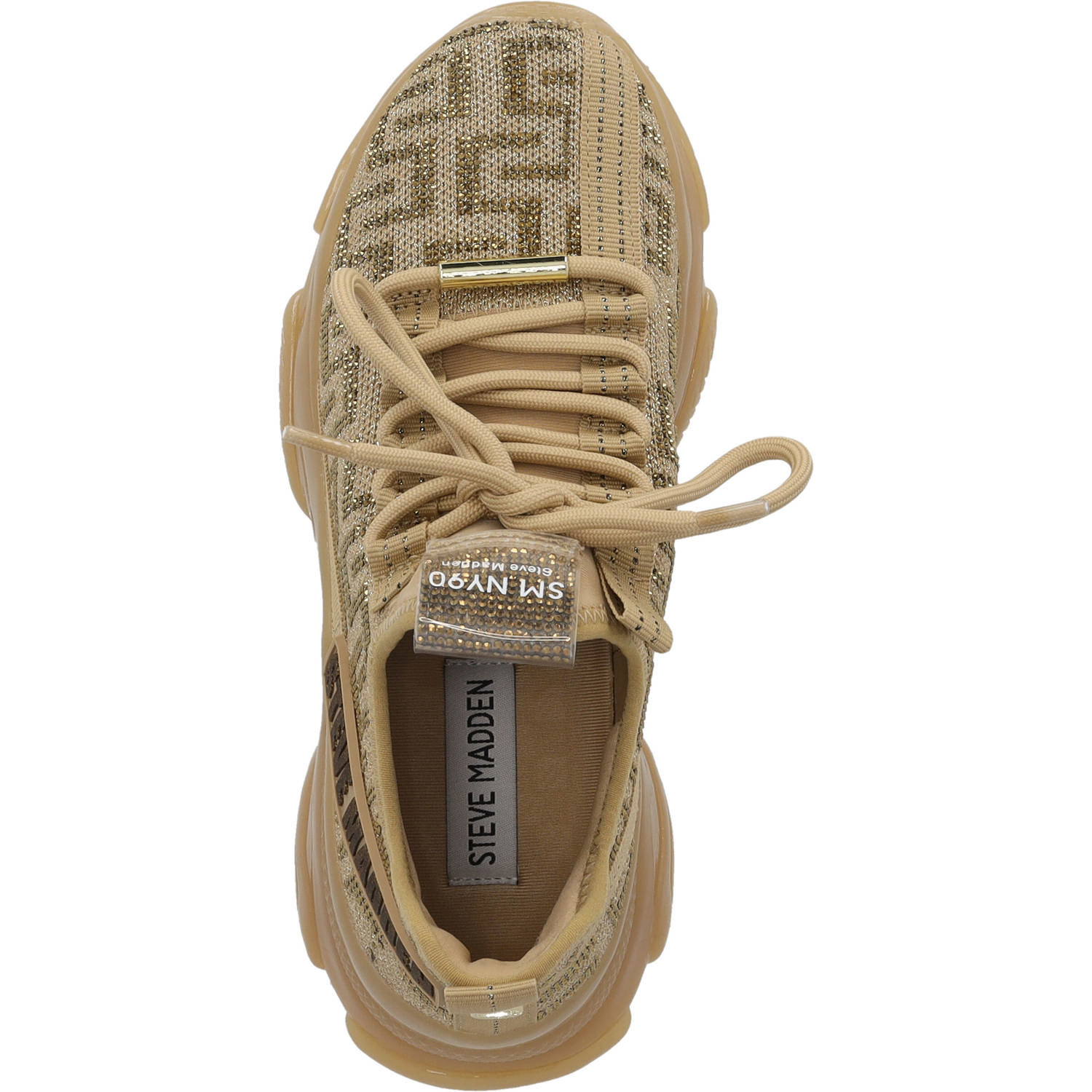 Steve Madden Maxout SM11002264, Schnürschuhe, Damen, Beige (Sesame)