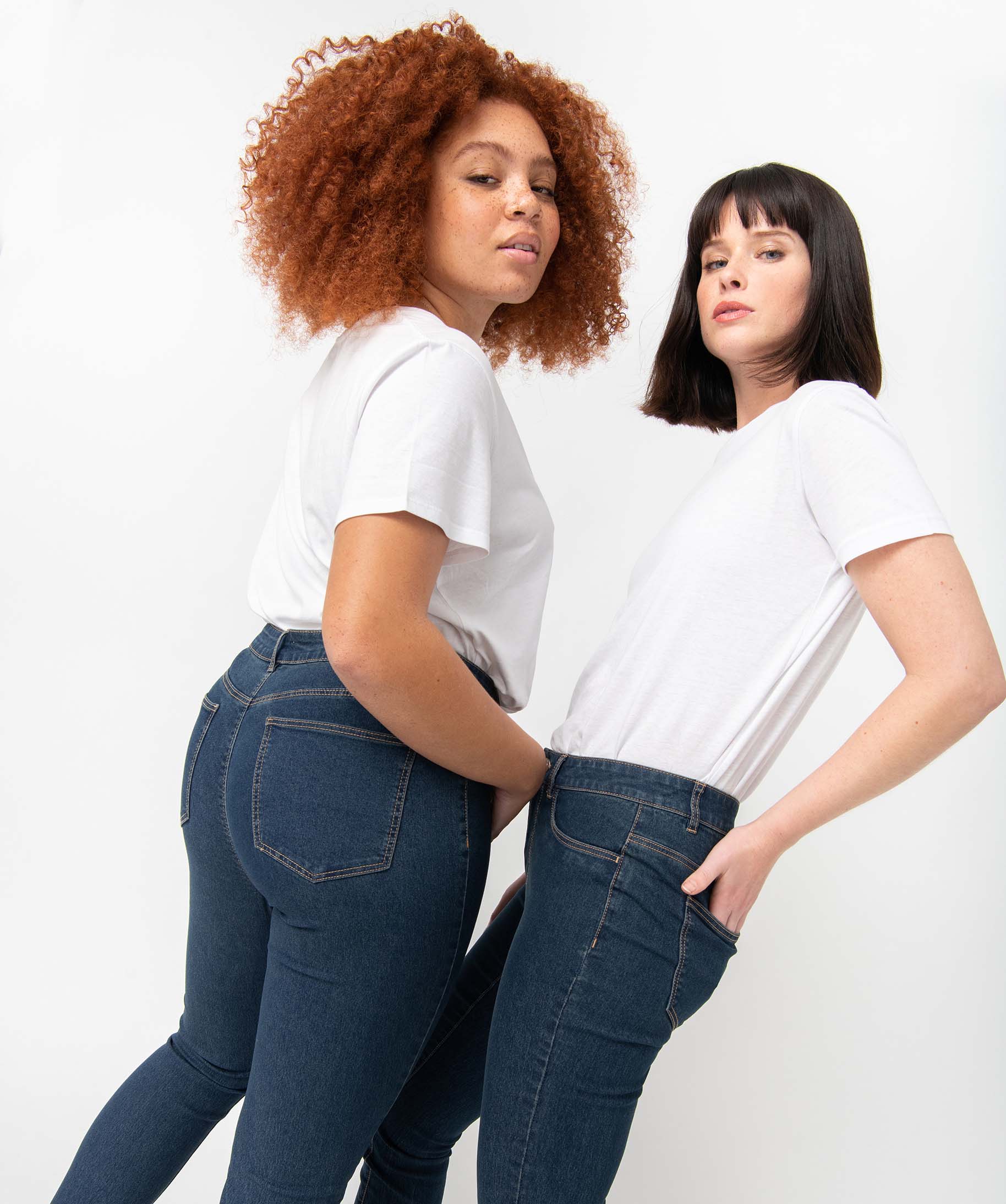 Jean femme coupe Slim stretch brut | GEMO
