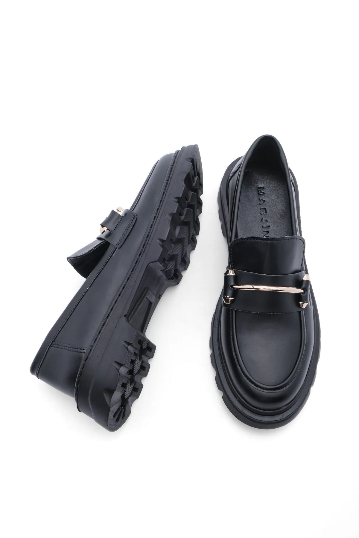 Marjin  Loafer - Schwarz - Flacher Absatz