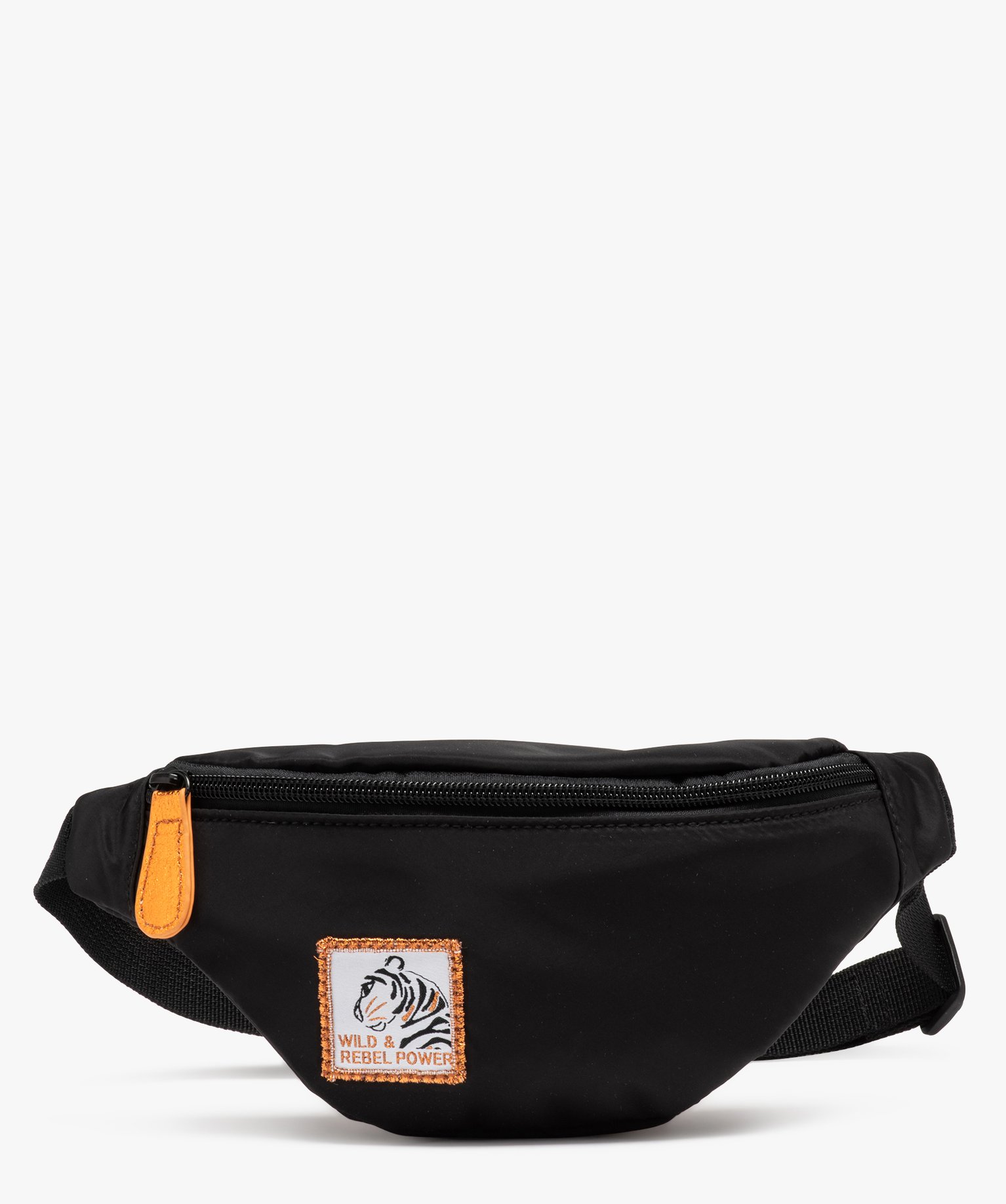 Sac banane en toile avec motif pailleté fille noir | GEMO