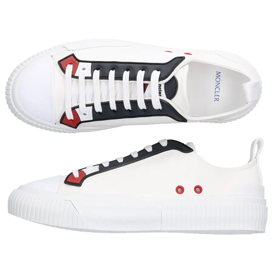 Moncler - Sneaker low MAXIME Canvas - weiß