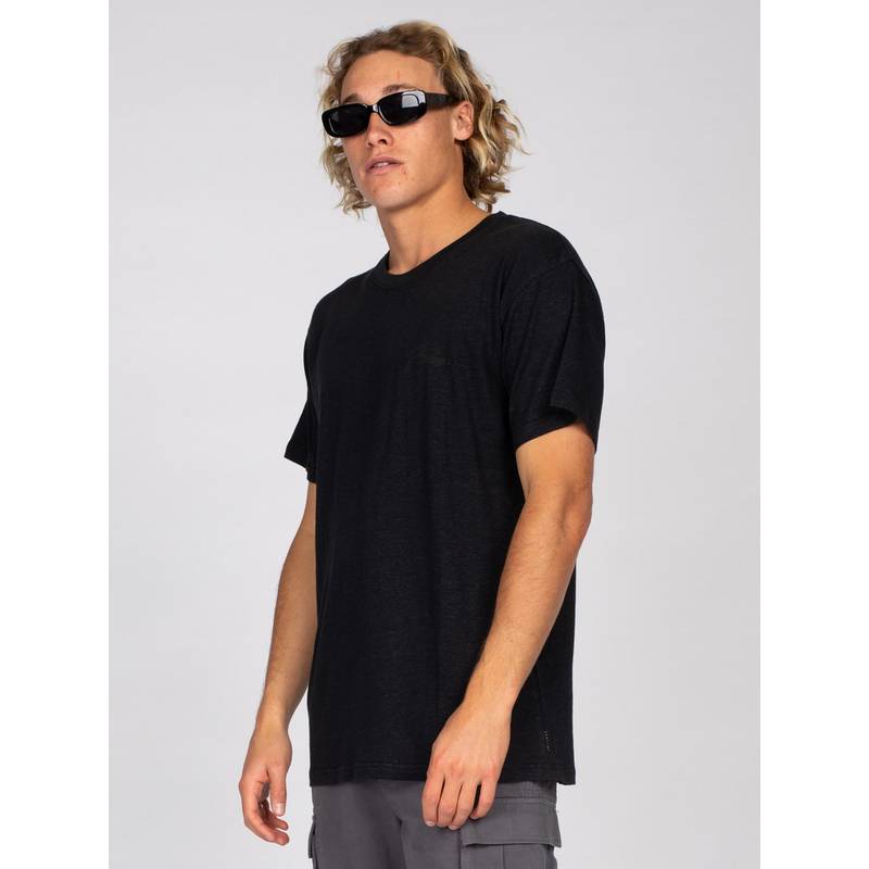 RUSTY ONE HIT HEMP SHORT SLEEVE TEE T-Shirt Herren