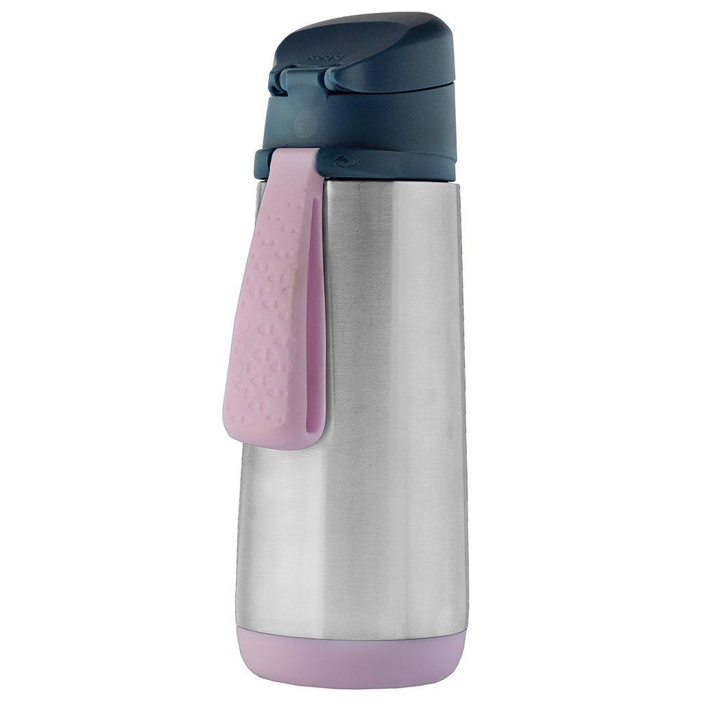 b.box Stahlthermosflasche 500 ml - Indigo/Rosa