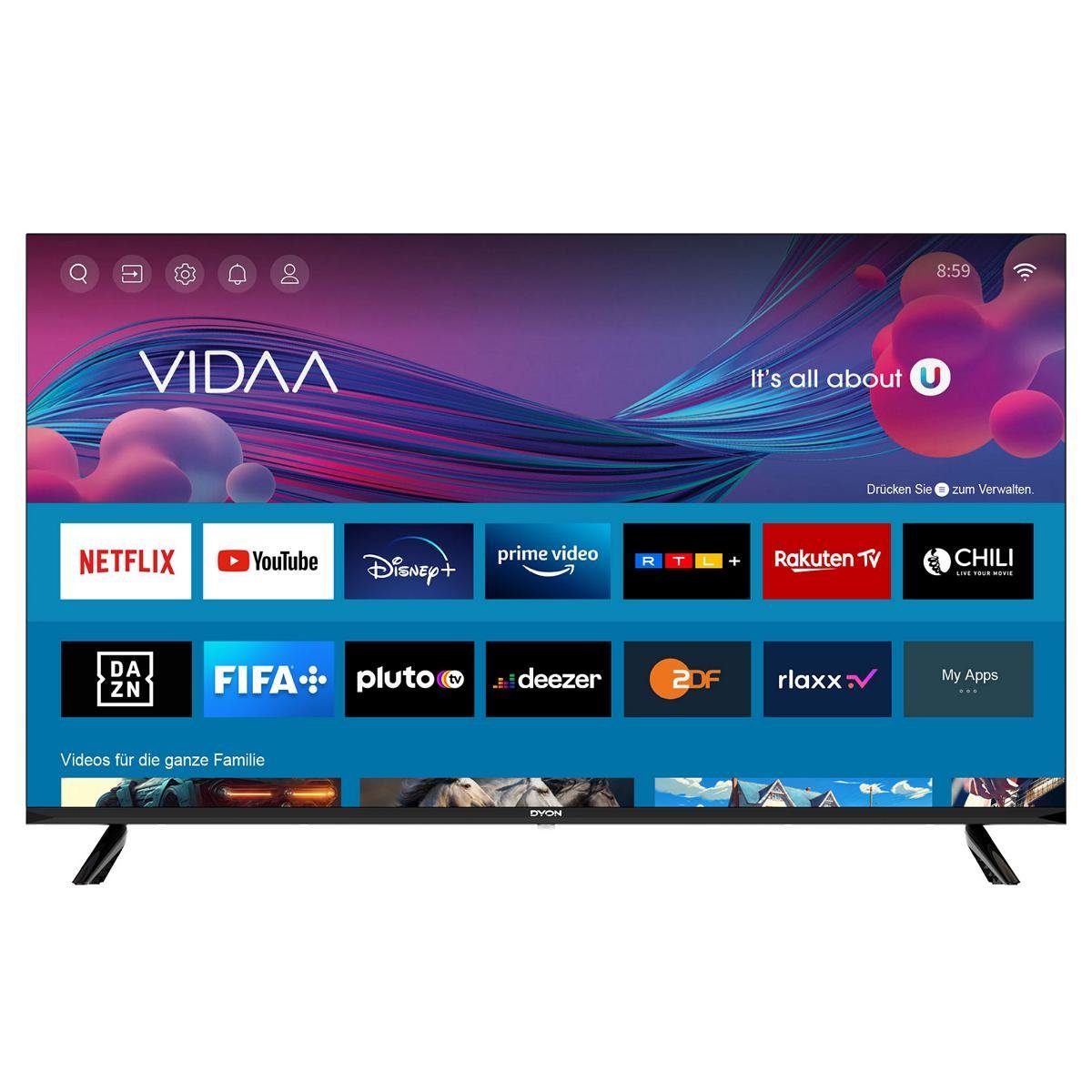 Dyon MOVIE SMART 40 VX-2 LED-Fernseher (100 cm/40 Zoll, Full HD, Smart-TV)