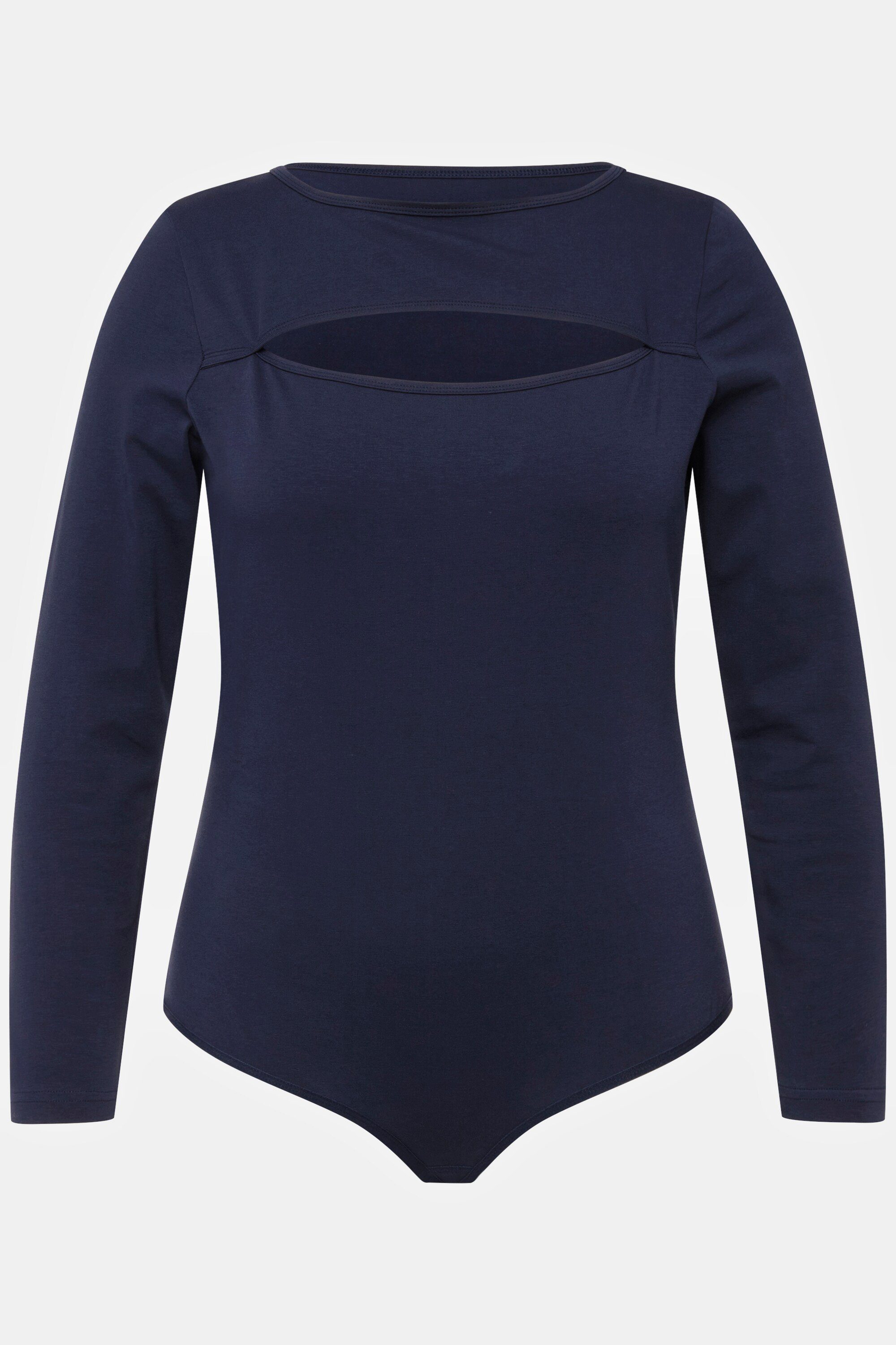 Ulla Popken Body Body Cut-Out Slim Langarm
