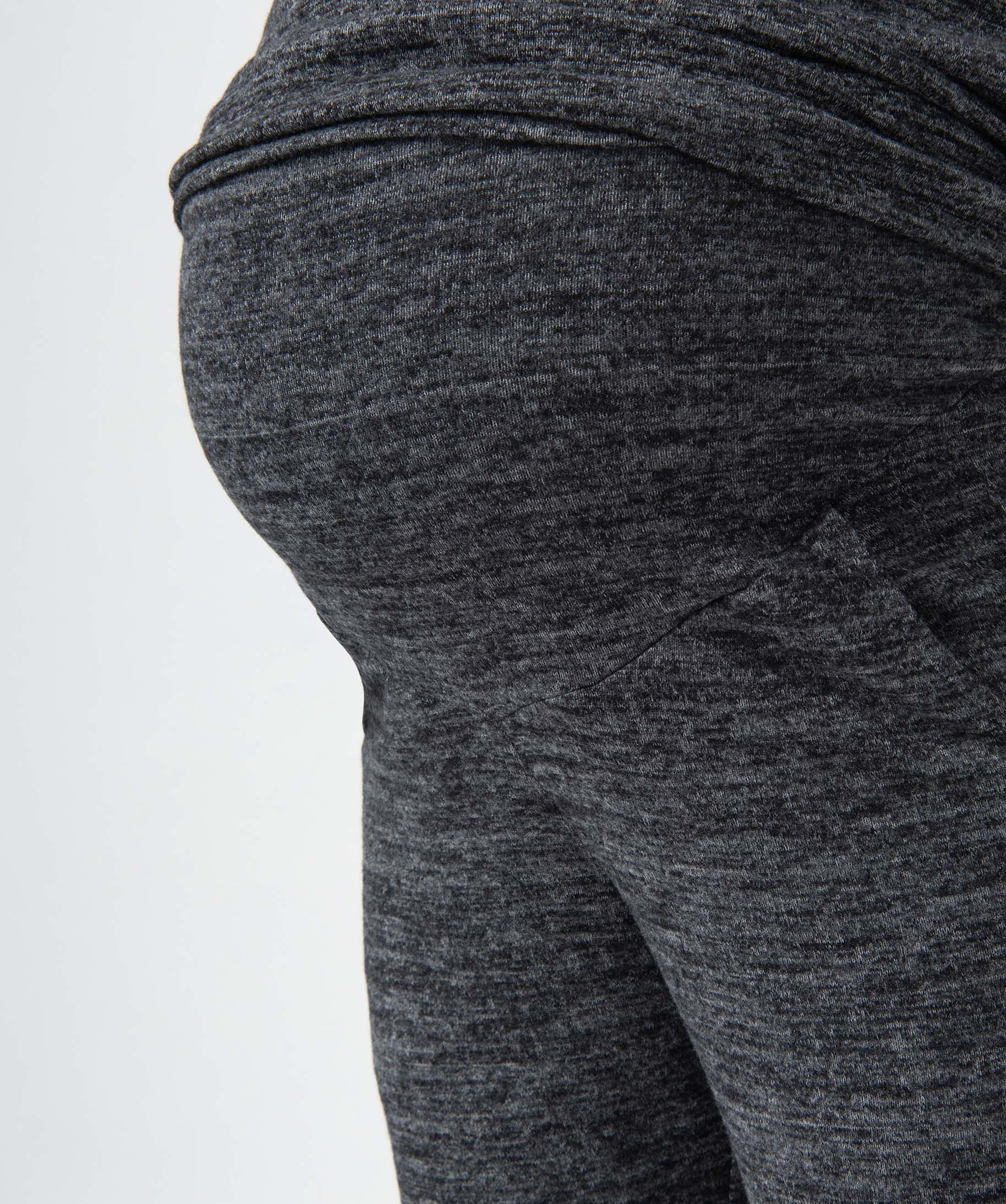 Pantalon de grossesse jogger en maille douce gris | GEMO