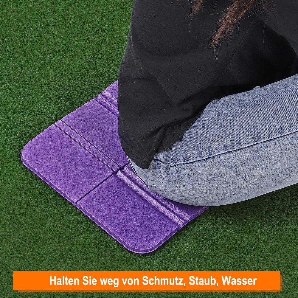 FeelGlad Stuhlkissen 2er Sitzkissen Outdoor Faltbar,Wasserdicht,Garten Stadion Camping