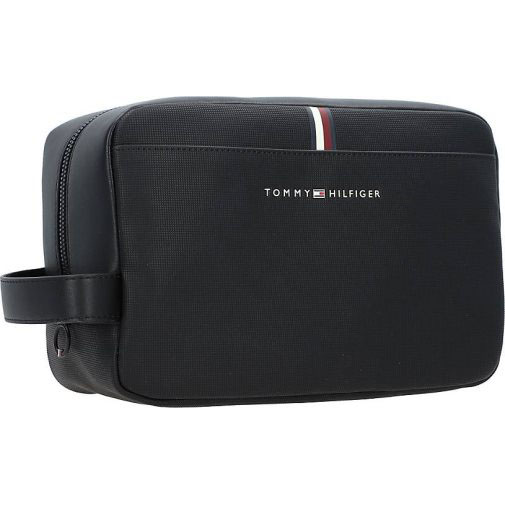 TOMMY HILFIGER TH Essential Pique Kulturbeutel 25 cm