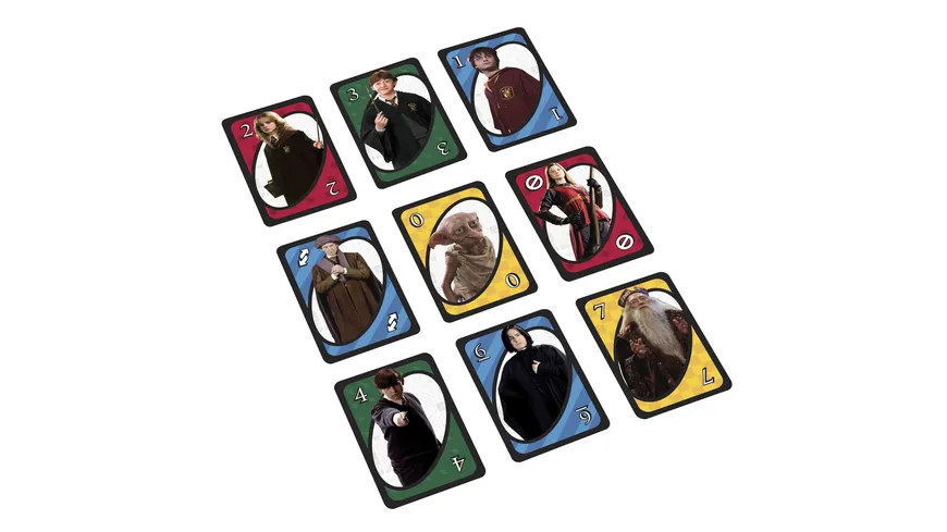 Mattel Games UNO Harry Potter, Kartenspiel, Kinderspiel, Gesellschaftsspiel