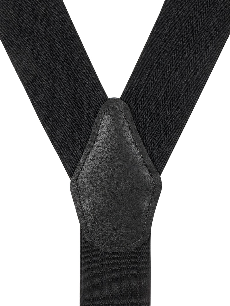 Hosenträger in Y-Form in schwarz