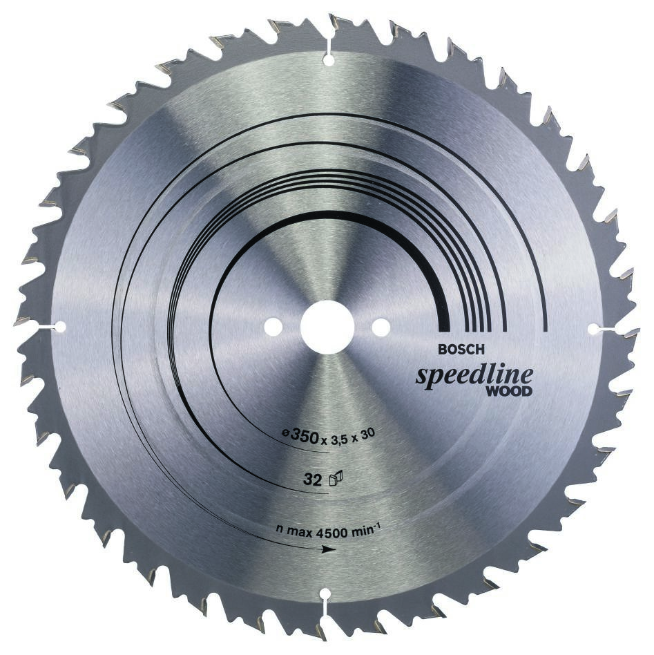 Bosch Blue Accessories 2608640683 Rundsavklinge 350 x 30 x 32T Speedline Wood