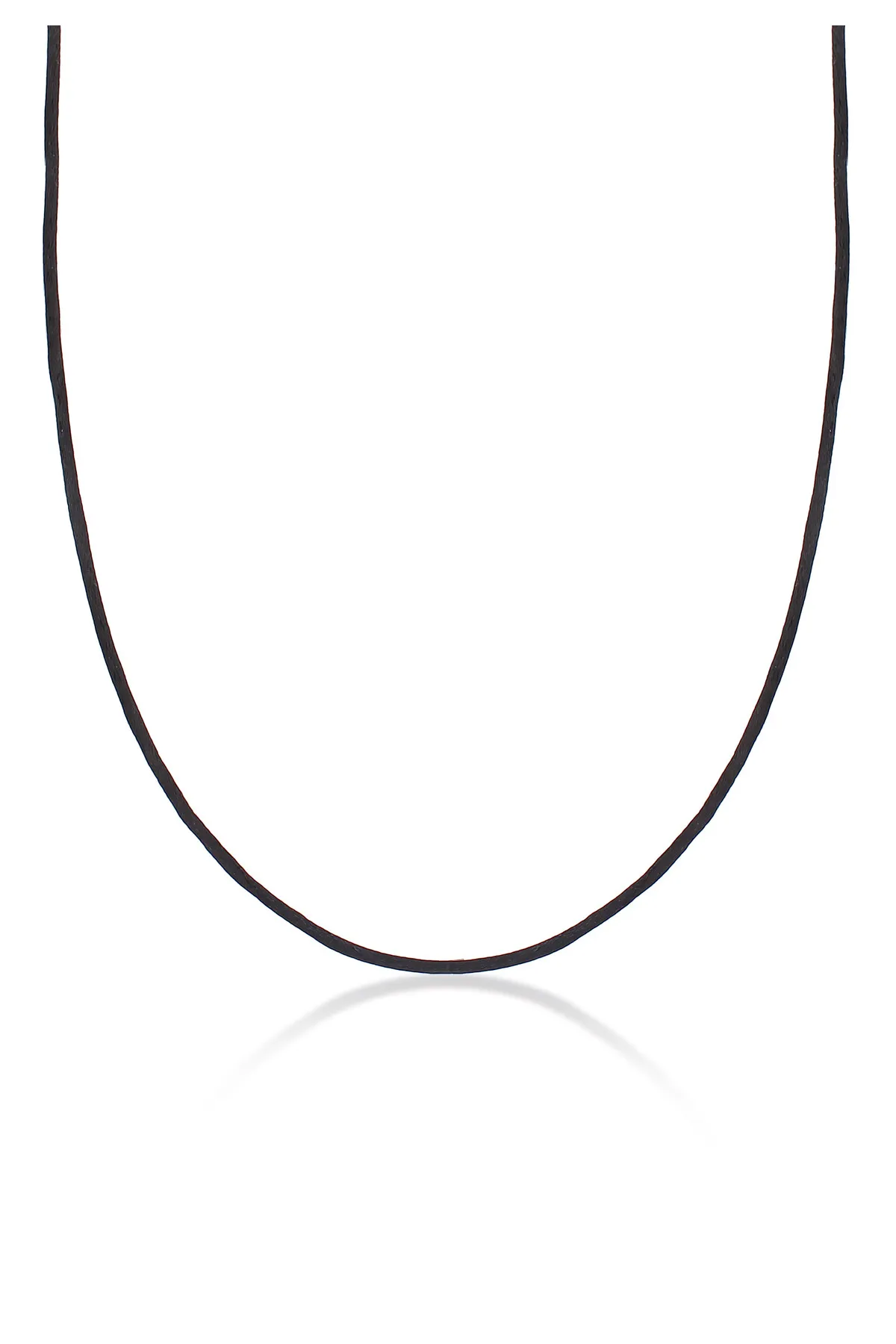 Nenalina  Halskette Seidenband Kette Basic Kombinierbar 925 Silber