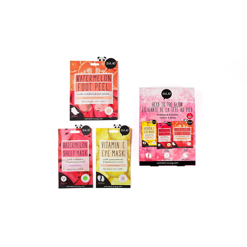 Gavesett 3 masker Head to go glow k!