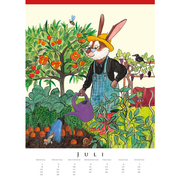 LEONARD ERLBRUCHS KINDERZIMMERKALENDER 2024 - Kalender