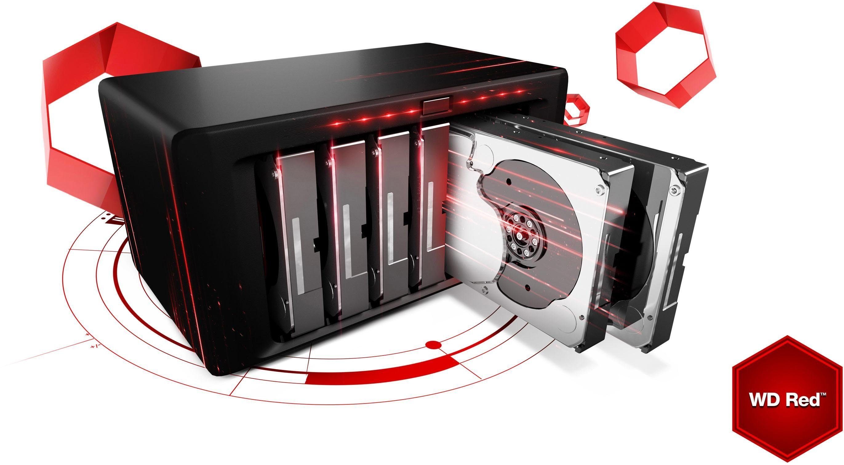 Western Digital WD Red™ Plus HDD-NAS-Festplatte (1 TB) 3,5