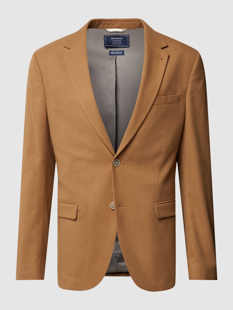 Sakko mit Pattentaschen in camel