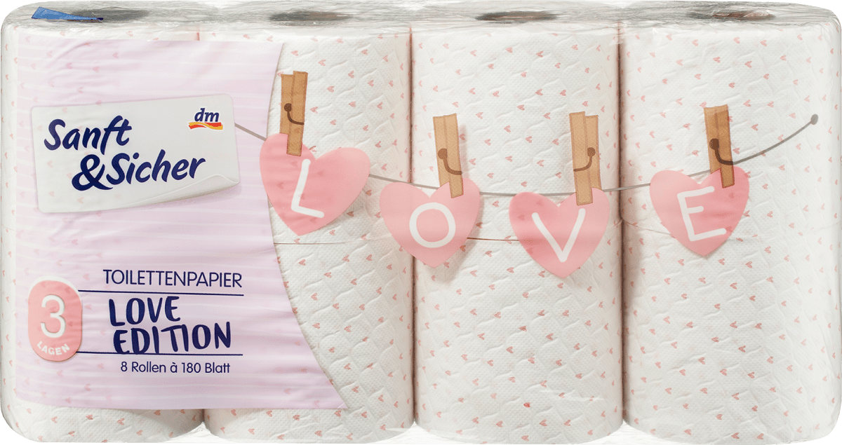 Toilettenpapier Saison 3lagig 8x180 Blatt, 8 St