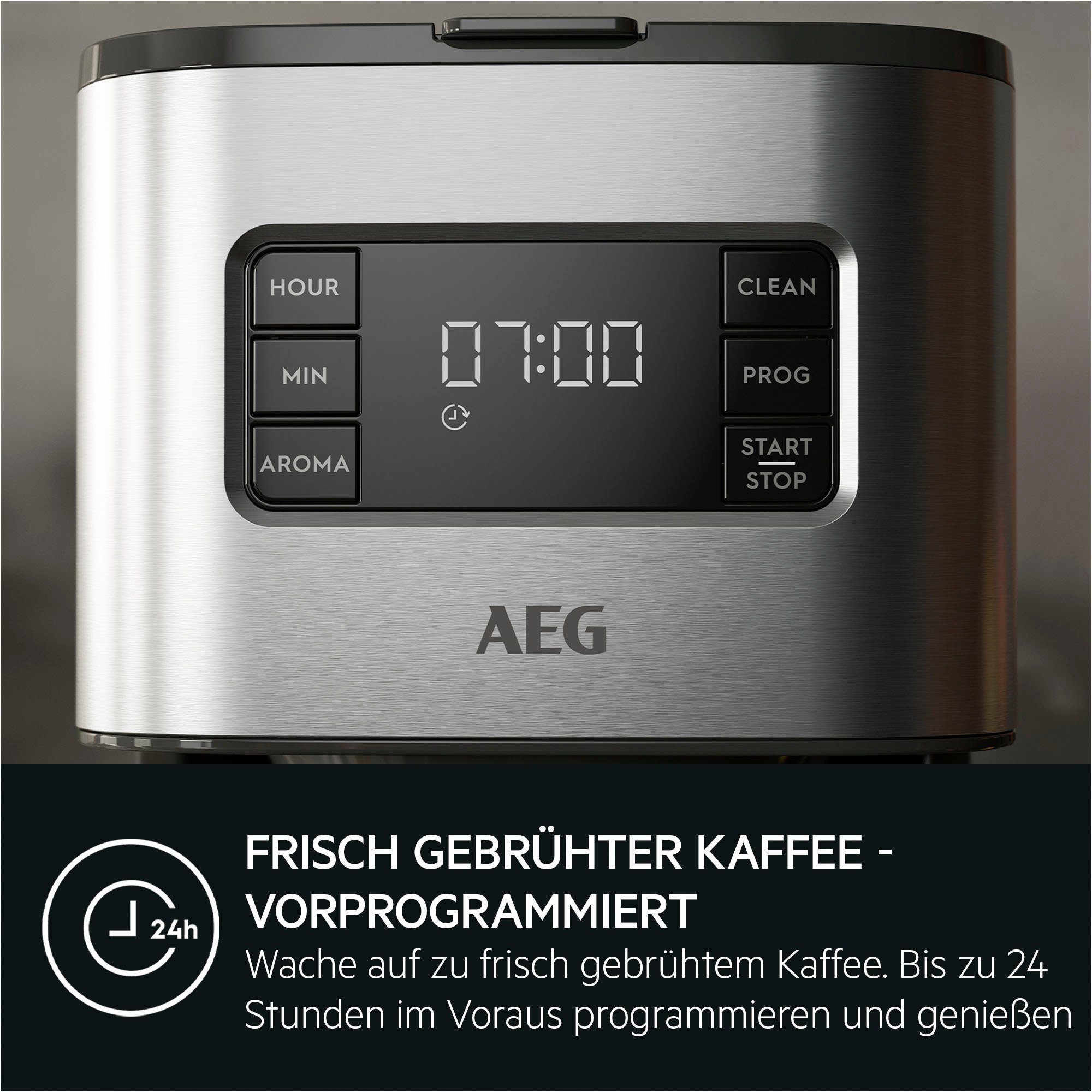 AEG Filterkaffeemaschine Gourmet 6 CM5-1-6ST, 1,25l Kaffeekanne, Korbfilter 1x4