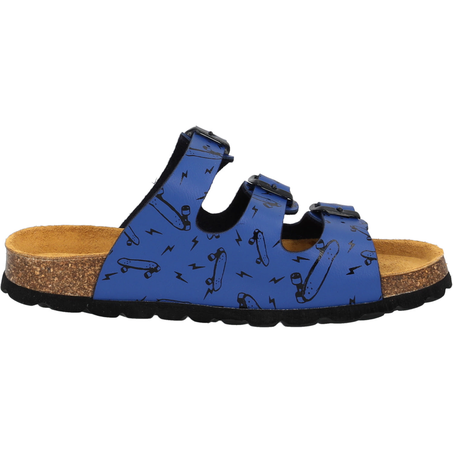 Palado Kids Capri B Print, Pantoletten, Kinder, Blau Skater