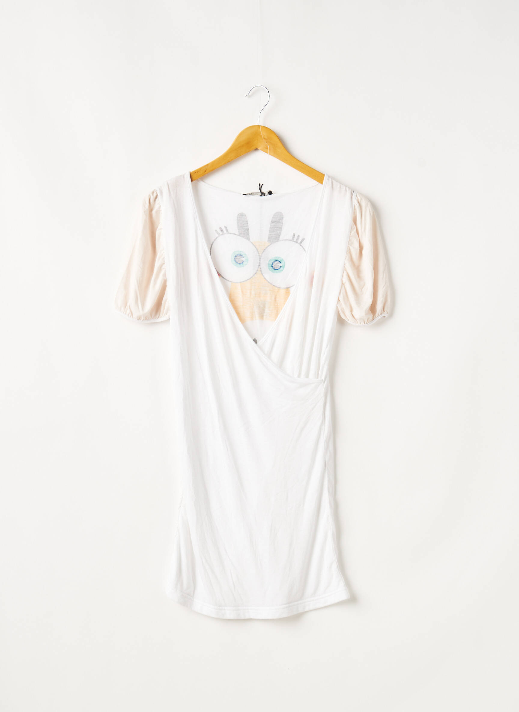 St Martins Tuniquemanchecourte Femme couleur blanc