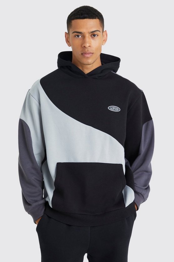 Oversize Colorblock Hoodie
