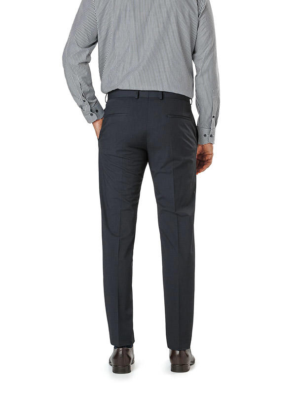 Strellson, Hose Melwin, Slim Fit, Mikrofaser, dunkelblau