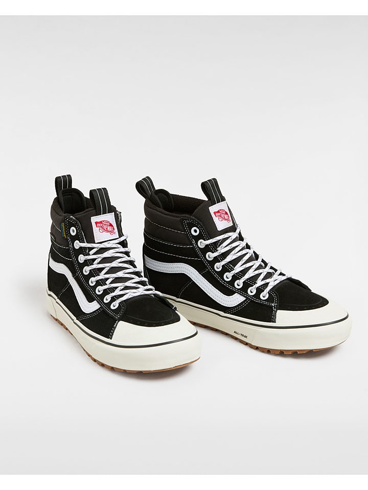 Vans Leder-Sneakers in Schwarz günstig kaufen