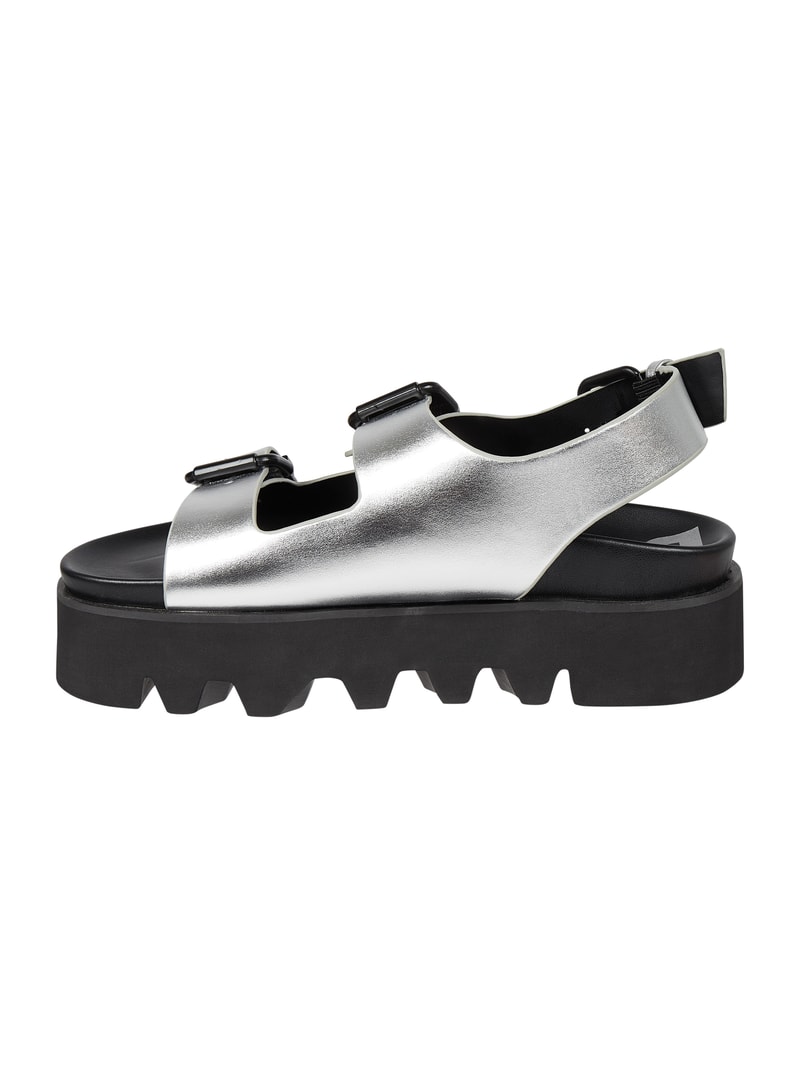 Sandalen in Metallic-Optik Modell 'Perry On' in silber