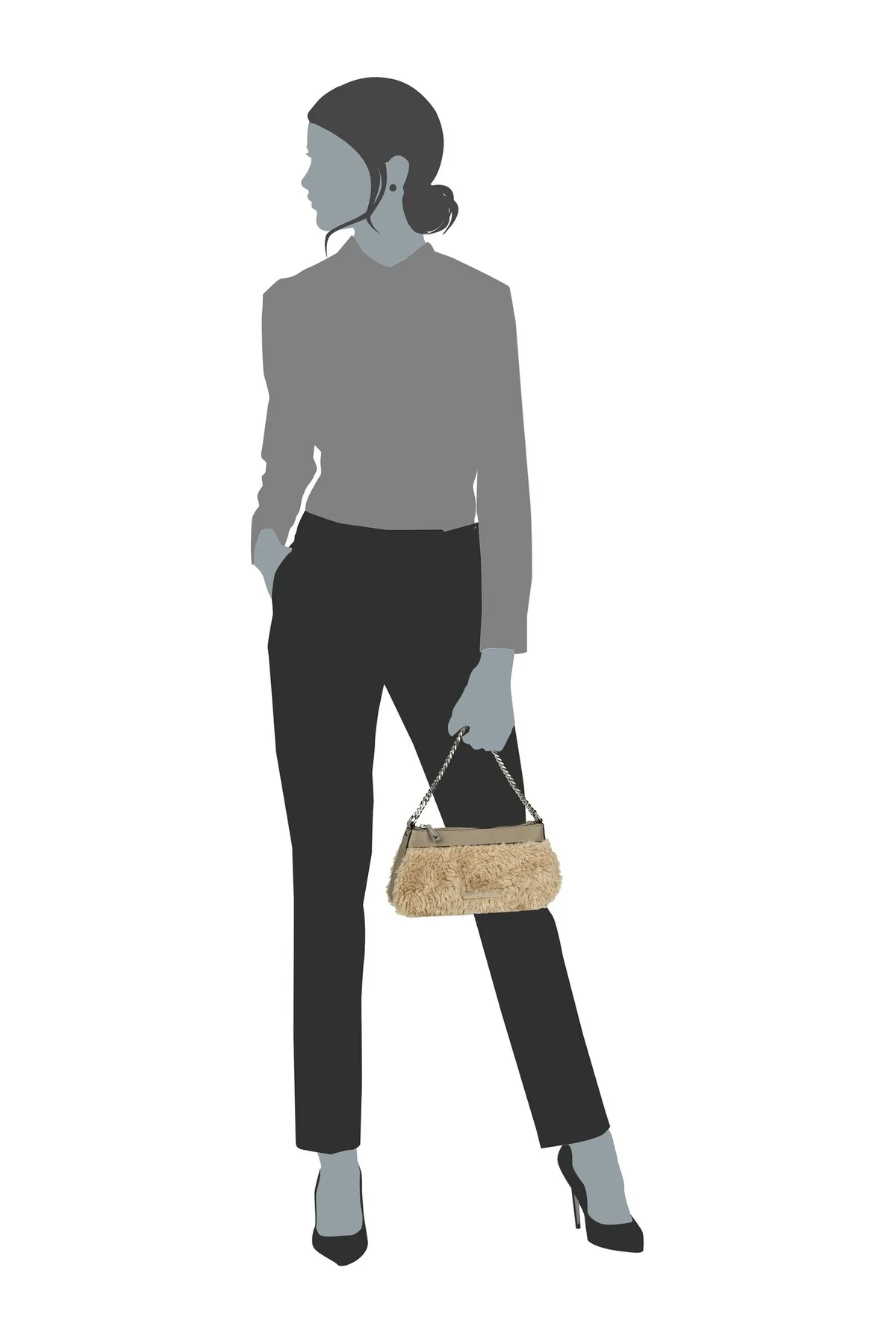 JOOP!  Handtasche Domenica Wool Paolina Shoulderbag SHZ