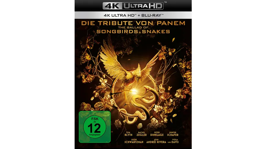 Die Tribute von Panem - The Ballad of Songbird & Snakes  (4K Ultra HD) (+ Blu-ray)