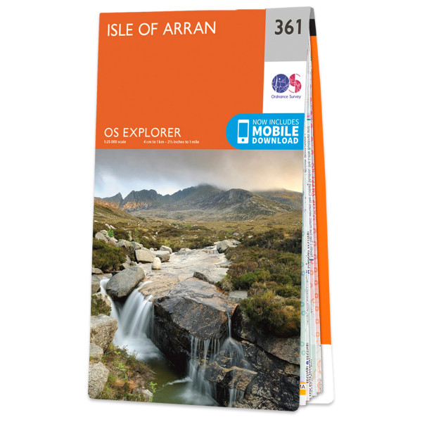 Ordnance Survey - Isle Of Arran - Wanderkarte