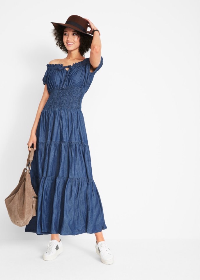 Sommer-Carmen-Kleid