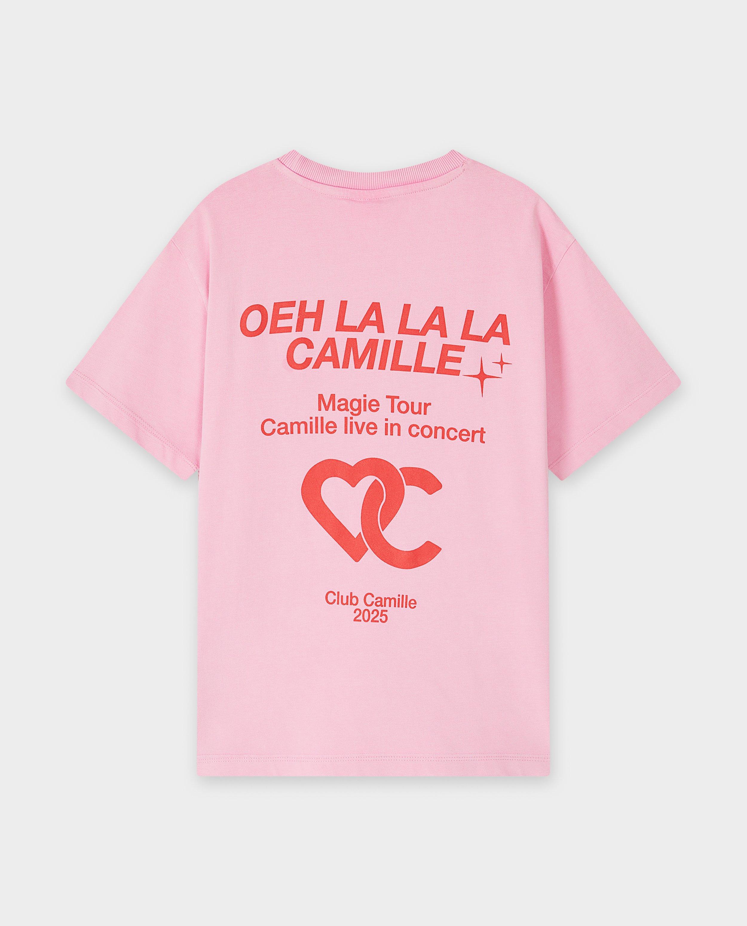 CAMILLE póló metszett hátmintával, XS-XL roze