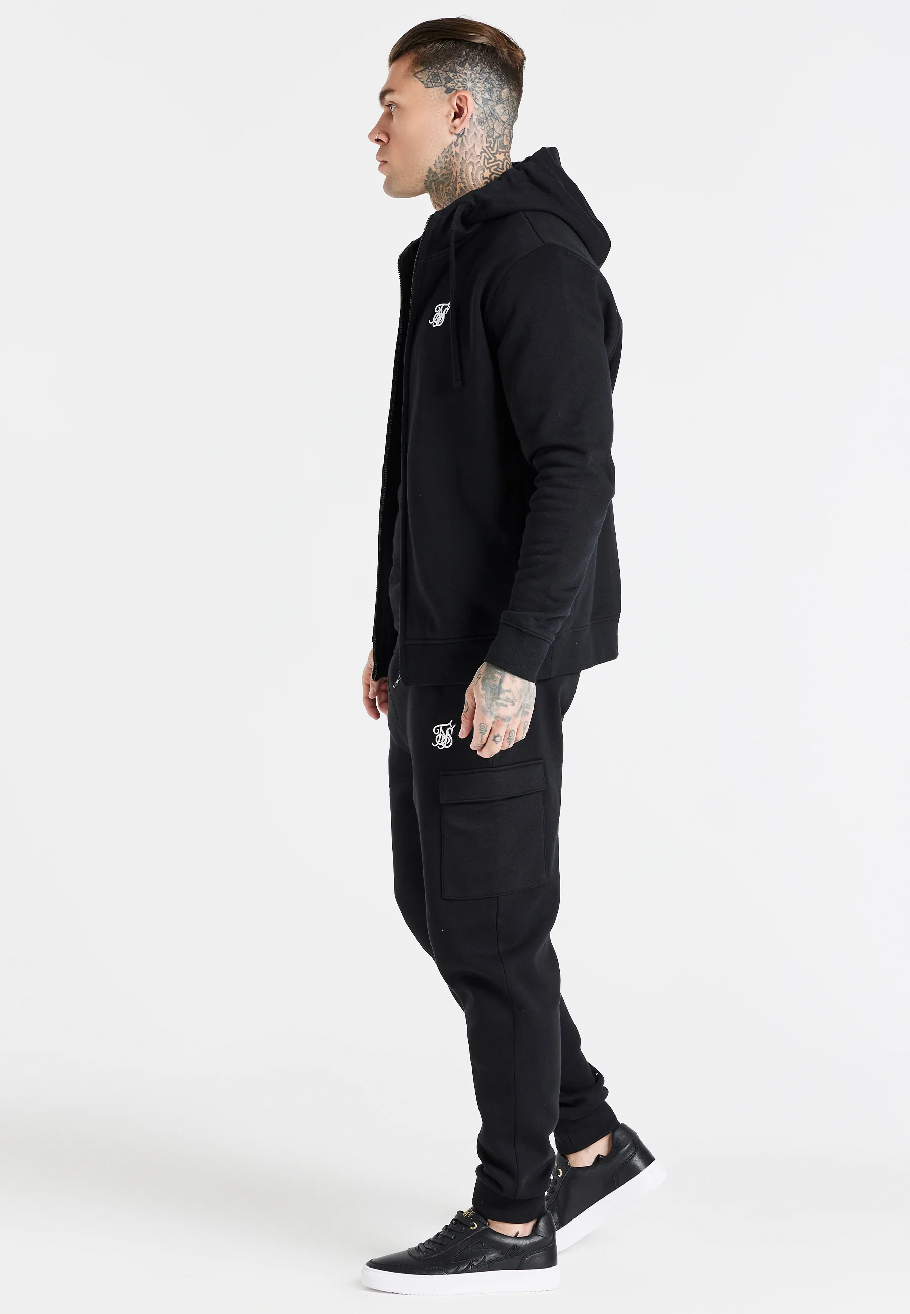 Sudadera con capucha SIKSILK ESSENTIAL FUNNEL - Sudadera con cremallera