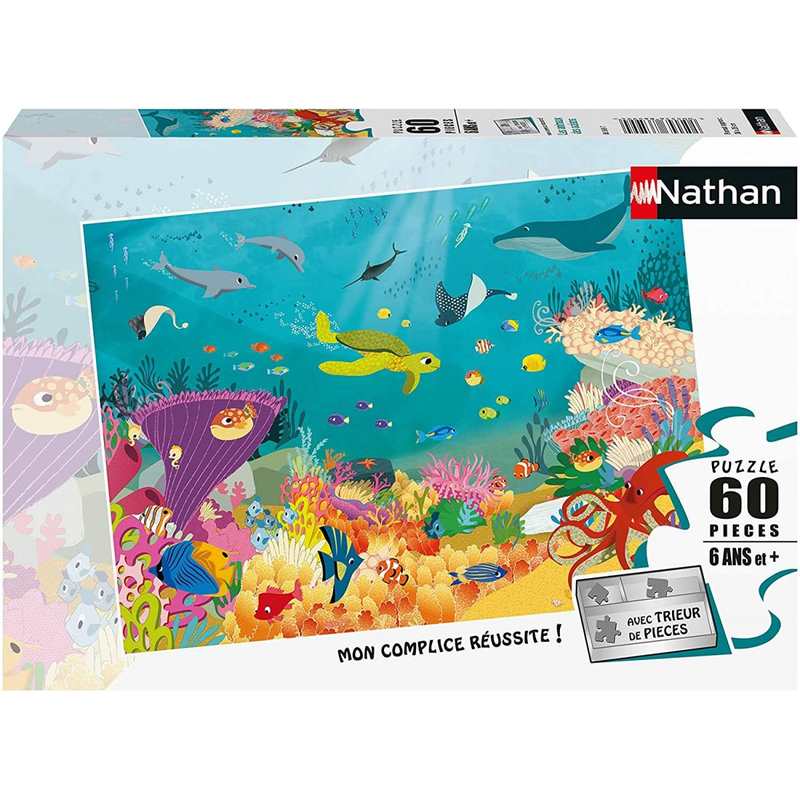 Puzzle les animaux des océans 60 pièces