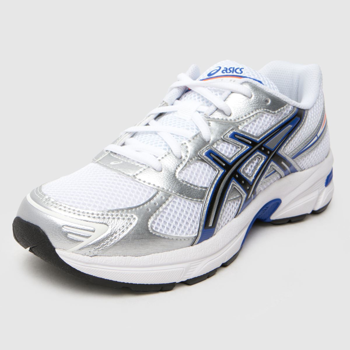 ASICS vita & flerfärgade blå gel-1130 ungdomsskor