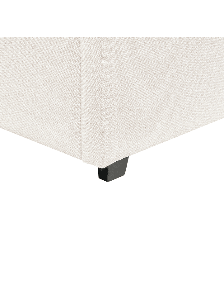 Beliani Doppelbett VAUCLUSE in Beige - (W) 174 x (H) 112 x (L) 214 cm günstig kaufen onesize