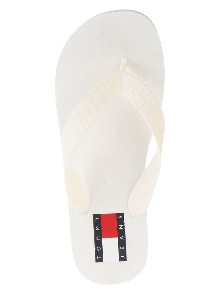 Tommy Hilfiger Shoes Zehentrenner in Creme günstig kaufen 38