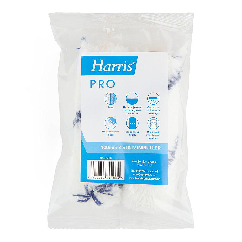 Harris Rulle mini 100 mm Polyakryl, Pro